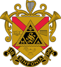 Shield of Phi Mu Alpha Sinfonia Fraternity of America, Inc